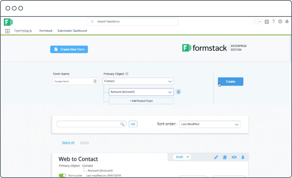 WebMerge Formstack Salesforce Documents
