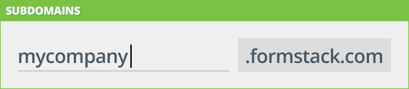 Create subdomains