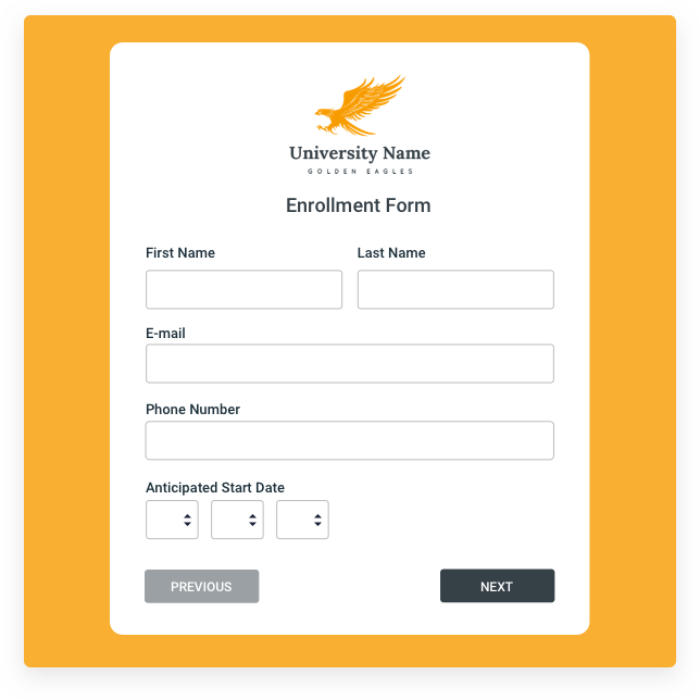 Education web forms