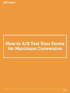 A/B test forms