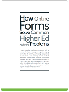 forms help solve marketing problems