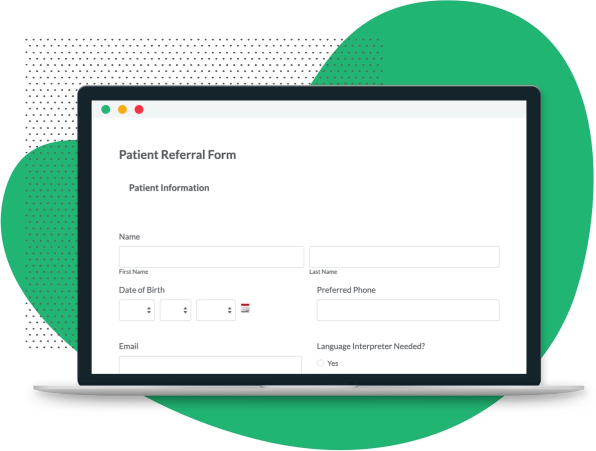patient referral form template formstack patient information template