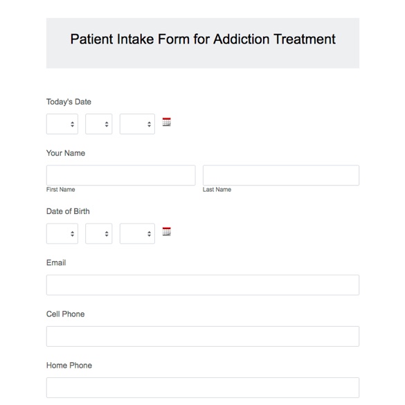 Patient Intake Form graphic