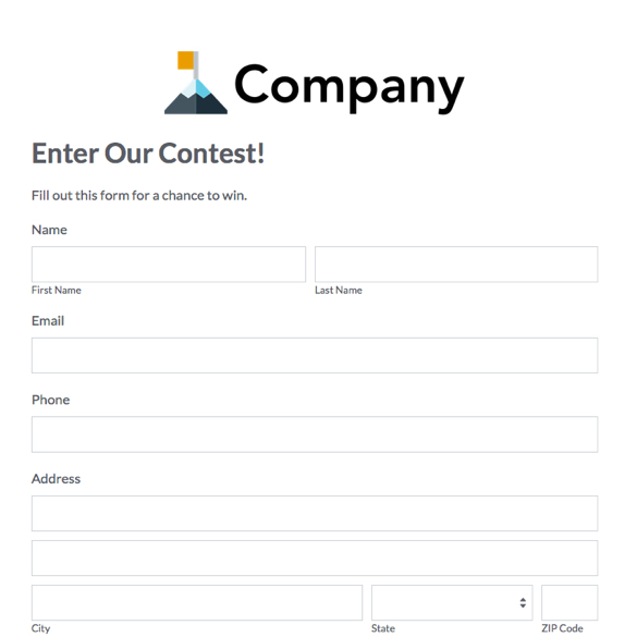 Contest Entry Form Template Word | www.imgkid.com - The ...