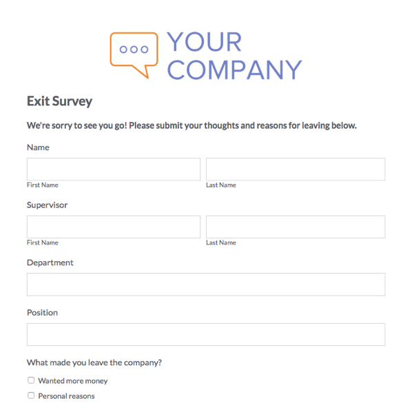 web form templates customize use now formstack survey sheets template