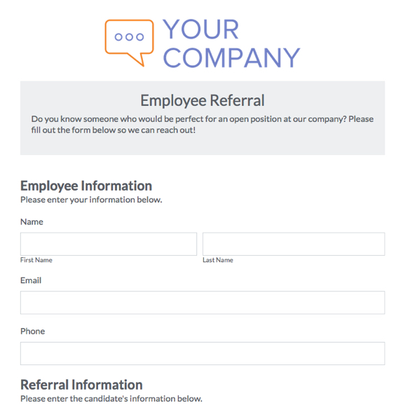 Employee Referral Program Template To Pin On