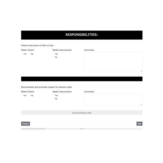 Home Health Chart Audit Forms