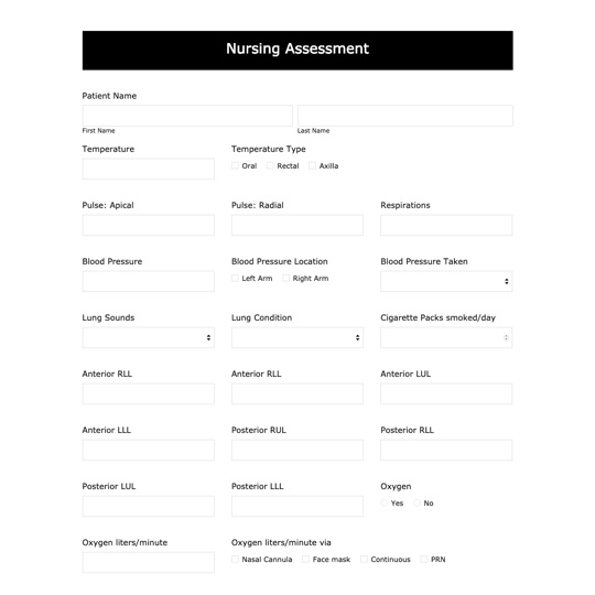 Home Health Nursing Assessment graphic