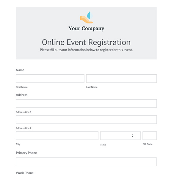 Event Ticket Template Workflow graphic