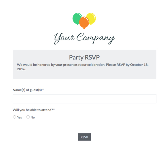 event forms fundraising form templates formstack event rsvp form