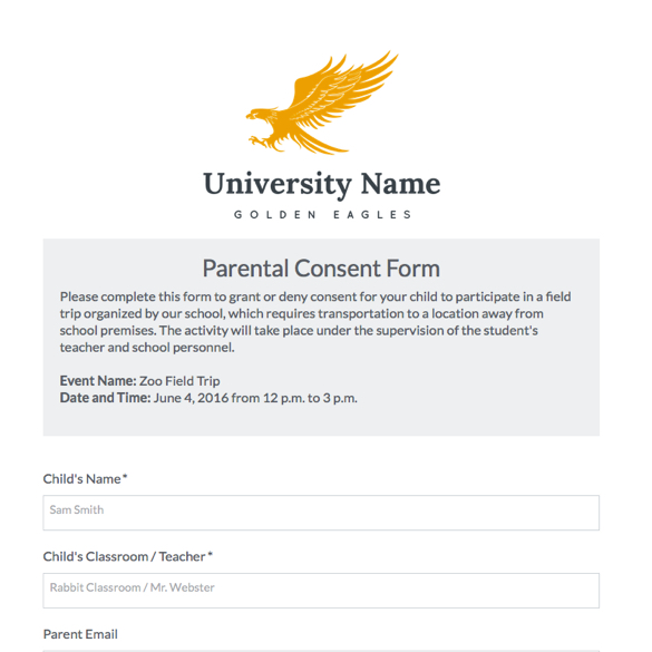 Parental Consent Form Template from www.formstack.com