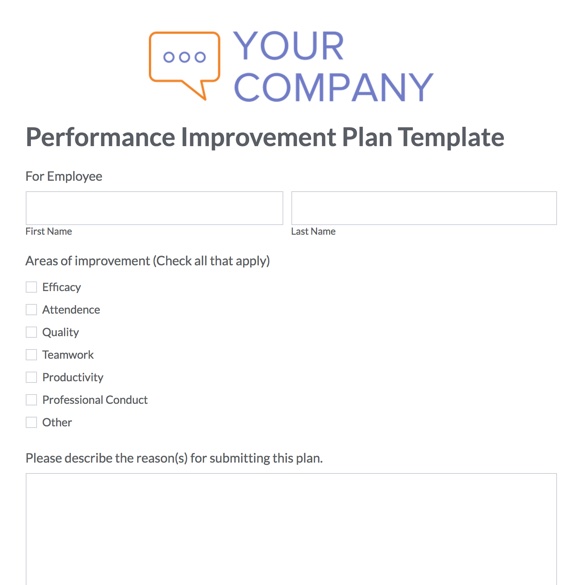 Performance Improvement Plan graphic