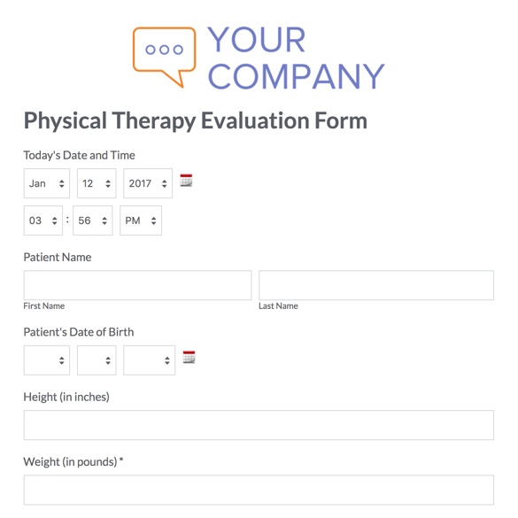 Physical Therapy Evaluation graphic