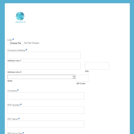 Request for Proposal Template graphic
