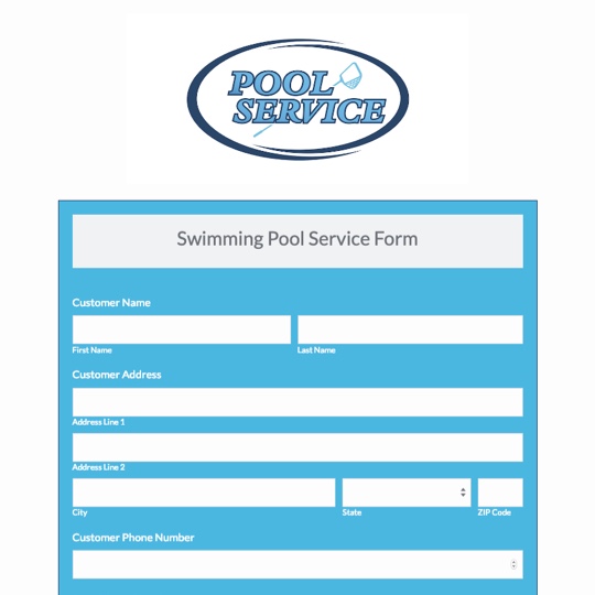 Pool Service Template graphic