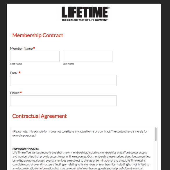 Vendor Contract Form graphic