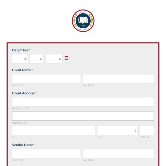 Vendor Contract Workflow graphic