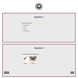 Vocabulary Quiz Template graphic