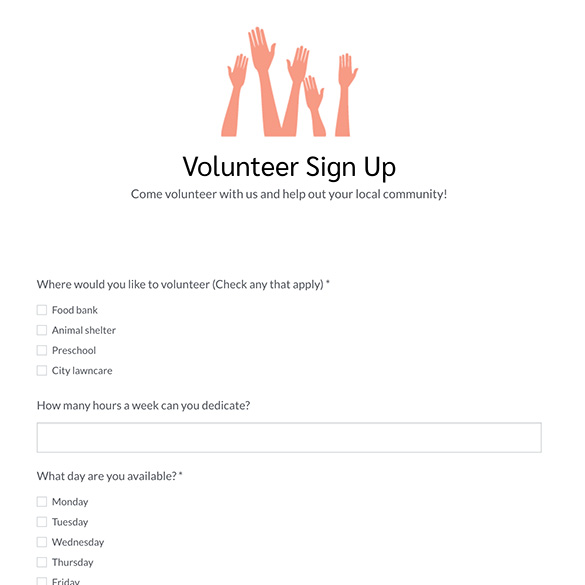 Volunteer Letter Template graphic