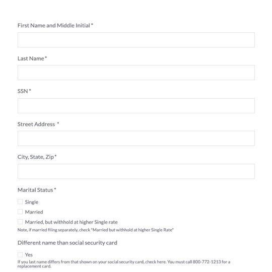 W-4 Template graphic
